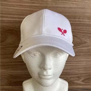NWT Tommy Bahama Women's Hat. Pink and White. Women's Fit. Tennis